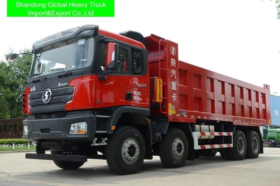 शैकमान F3000 X3000 H3000 M3000 HOWO 371 380 375 8X4 भारी ड्यूटी डम्पर टिपर ट्रक