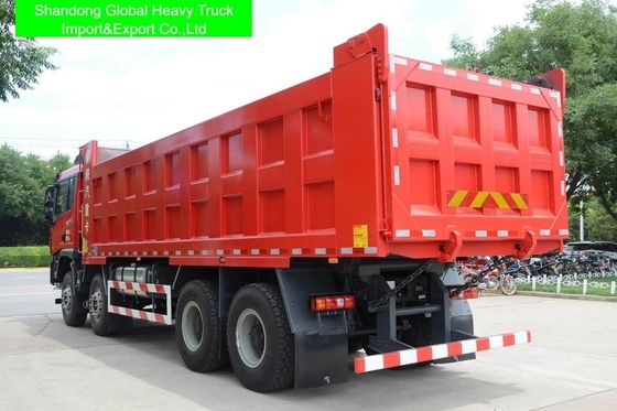 शैकमान F3000 X3000 H3000 M3000 HOWO 371 380 375 8X4 भारी ड्यूटी डम्पर टिपर ट्रक