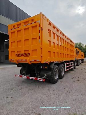 भारी खनन परिवहन के लिए 371HP इंजन और प्रबलित कार्गो शरीर के साथ HOWO 6x4 डंप ट्रक
