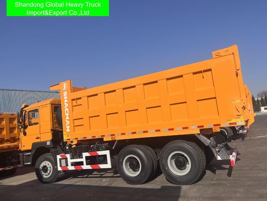 शैकमैन F3000 10 व्हीलर 380HP टिपर ट्रक 30cbm 30tons 6X4 प्रयुक्त डंप ट्रक