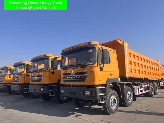 शैकमैन F3000 10 व्हीलर 380HP टिपर ट्रक 30cbm 30tons 6X4 प्रयुक्त डंप ट्रक