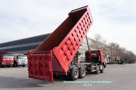 HOWO 8x4 400HP डंप ट्रक 45T क्षमता भारी शुल्क खनन