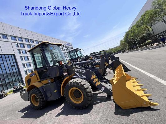 सड़क निर्माण और खनन के लिए XCMG LW180K 1.8 टन व्हील लोडर