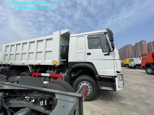 सिनोट्रुक HOWO 400HP 420HP भारी शुल्क डंप ट्रक बाएं/दाएं हाथ के ड्राइविंग और एयर सस्पेंशन सीट के साथ