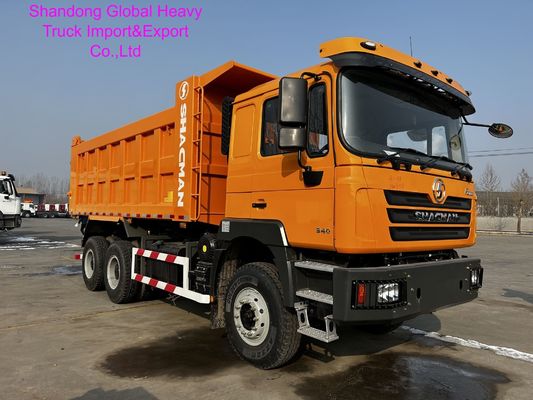 खनन और निर्माण के लिए शाकमैन F3000 380HP 6X4 10 व्हील्स हेवी ड्यूटी डंप ट्रक