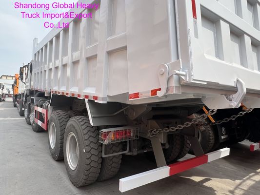 Sinotruk HOWO NX भारी शुल्क डंप ट्रक बाएं/दाएं हाथ की ड्राइविंग हवा निलंबन सीट और HW19710 ट्रांसमिशन के साथ