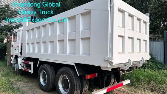 Sinotruk HOWO NX भारी शुल्क डंप ट्रक बाएं/दाएं हाथ की ड्राइविंग हवा निलंबन सीट और HW19710 ट्रांसमिशन के साथ