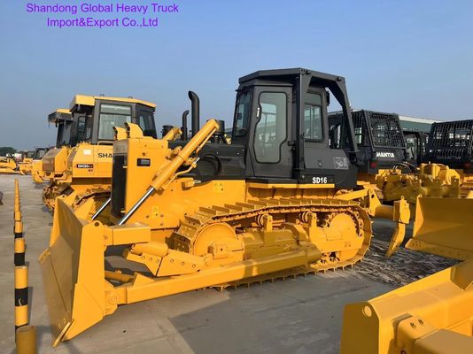 Shantui SD16 Bulldozer High Power 160HP Crawler Bulldozer with 160kw Engine and 5140*3455*3032 mm Dimensions