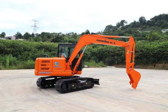 Lonking LG6075 7 Ton Electric Drive Compact Crawler Excavator for Construction Projects