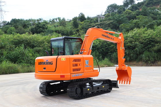 LONKING LG6075 7.5 Ton Hydraulic Excavator with 0.25-0.30 m³ Bucket and Powerful Engine
