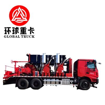 एक्सवाईएलसी2500 8×6 तेल क्षेत्र फ्रैक्चरिंग ट्रक 2500 एचपी और 15,000 पीएसआई दबाव के साथ अपरंपरागत तेल और गैस निष्कर्षण के लिए