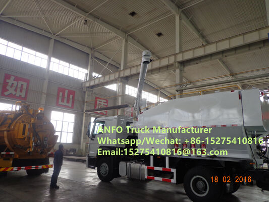 Customized HOWO 10/15/20/30T BCLH-10 on-site mixing and charging machine granular ammonium explosive ANFO Truck Emulsion Blasting Drilling service mobile explosive Manufacturing Unit MEMU MMU