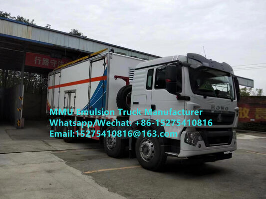 Hot sale Durable HOWO 15T GLOBAL-BCRH-15 on-site mixing and charging emulsion bulk explosive loading truck Mongolia Mining Blast service Kazakhstan Uzbekistan Indonesia Congo DRC GUINEE MMU