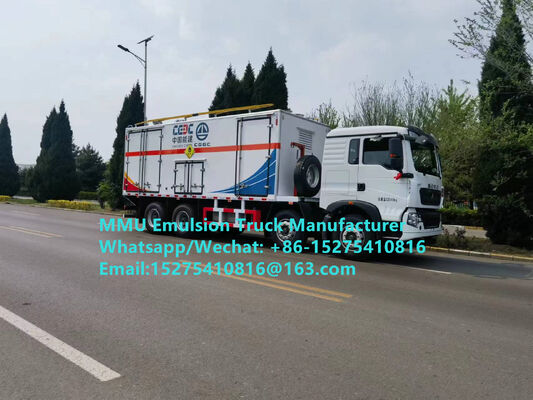 High cost effective HOWO 15T GLOBAL-BCRH-15 on-site mixing and charging emulsion truck bulk explosive loading truck Mongolia Mining Blast service Kazakhstan Uzbekistan Indonesia Congo DRC GUINEE MMU