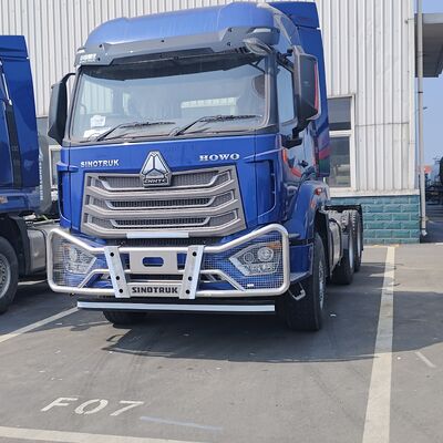 HOWO NX 6×4 ट्रैक्टर ट्रक 420HP डीजल इंजन भारी शुल्क मैनुअल ट्रांसमिशन और खनन के लिए प्रबलित चेसिस के साथ