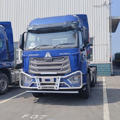 HOWO NX 6×4 ट्रैक्टर ट्रक 420HP डीजल इंजन भारी शुल्क मैनुअल ट्रांसमिशन और खनन के लिए प्रबलित चेसिस के साथ