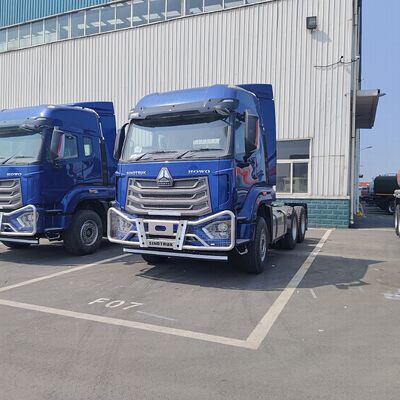 भारी माल परिवहन के लिए 380 एचपी इंजन और भारी शुल्क फ्रेम के साथ HOWO NX 6×4 ट्रैक्टर ट्रक