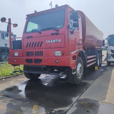 खनन धूल दमन के लिए 20T पेलोड और उच्च शक्ति वाले कार्बन स्टील टैंक के साथ शांतुई 6×4 वॉटर टैंक ट्रक