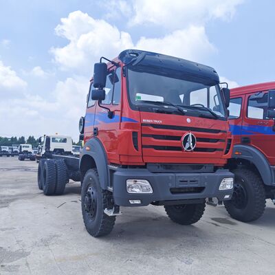 BEIBEN 2638 380HP WEICHAI इंजन और भारी शुल्क परिवहन के लिए 25-35 टन पेलोड के साथ 6 × 4 खनन डंप ट्रक