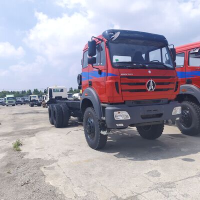 BEIBEN 2642 भारी खनन के लिए 420HP WEICHAI इंजन और 30-40 टन पेलोड के साथ 6×6 खनन डंप ट्रक