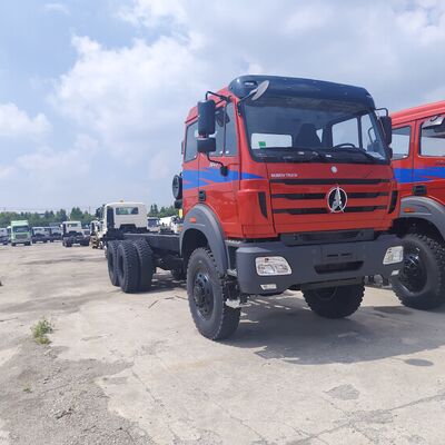 BEIBEN 2642 भारी खनन के लिए 420HP WEICHAI इंजन और 30-40 टन पेलोड के साथ 6×6 खनन डंप ट्रक