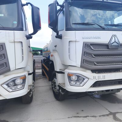 HOWO NX 6×4 सीएनजी ईंधन टैंक ट्रक 400 एचपी इंजन और डीजल और पेट्रोल परिवहन के लिए 20T पेलोड के साथ