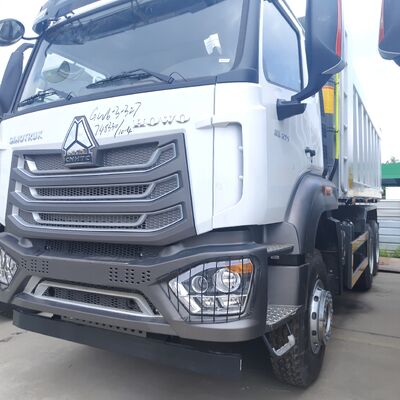 HOWO NX 6×4 खनन डंप ट्रक 400 एचपी इंजन और भारी शुल्क परिवहन के लिए यू के आकार के डंप शरीर के साथ