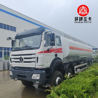 कांगो माइनिंग के लिए बेइबेन 8x8 35,000L हेवी ड्यूटी ऑफ-रोड फ्यूल टैंकर ट्रक