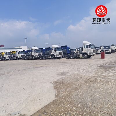 ब्रांड न्यू HOWO NX 6x4 ट्रैक्टर ट्रक 430HP हेवी ड्यूटी लॉजिस्टिक्स के लिए राइट हैंड ड्राइव प्राइम मूवर