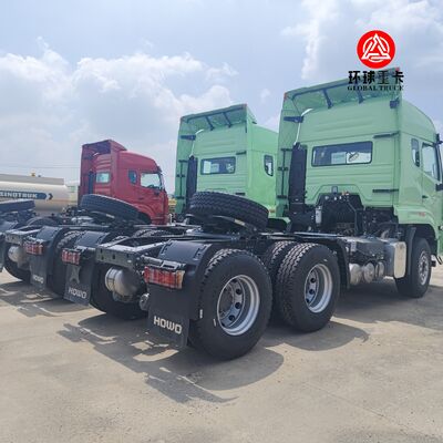 ब्रांड न्यू HOWO NX 6x4 ट्रैक्टर ट्रक 400HP डीजल इंजन प्राइम मोवर हेवी ड्यूटी लॉजिस्टिक्स के लिए