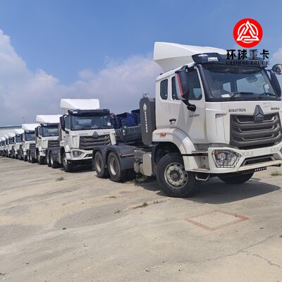 भारी कार्गो और कंटेनर परिवहन के लिए ब्रांड न्यू सिनोट्रुक HOWO NX 6x4 400HP ट्रैक्टर हेड ट्रक