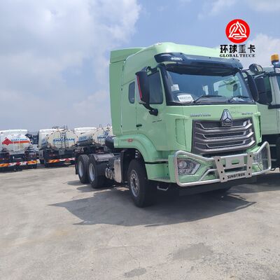 नई HOWO NX 6x4 ट्रैक्टर हेड ट्रक 371HP भारी शुल्क रसद परिवहन के लिए डीजल प्राइम मोवर