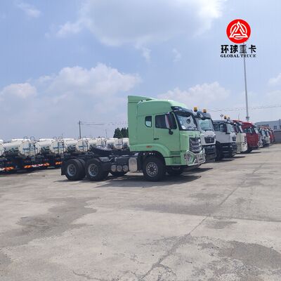 नई HOWO NX 6x4 ट्रैक्टर हेड ट्रक 371HP भारी शुल्क रसद परिवहन के लिए डीजल प्राइम मोवर