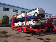 FAW CA1560 4x2 डबल लेयर्स फ्लैटबेड ट्रक ट्रांसपोर्टिंग कारों के लिए मैनुअल ट्रांसमिशन टाइप