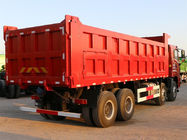 FAW 8x4 40 टन भारी शुल्क डंप ट्रक हान वी केबिन और पावर स्टीयरिंग के साथ
