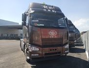 J5P 420 Hp 6x4 10 पहियों 80 टन ट्रैक्टर ट्रेलर ट्रक के साथ J5P लंबा केबिन