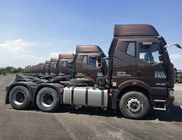 J5P 420 Hp 6x4 10 पहियों 80 टन ट्रैक्टर ट्रेलर ट्रक के साथ J5P लंबा केबिन