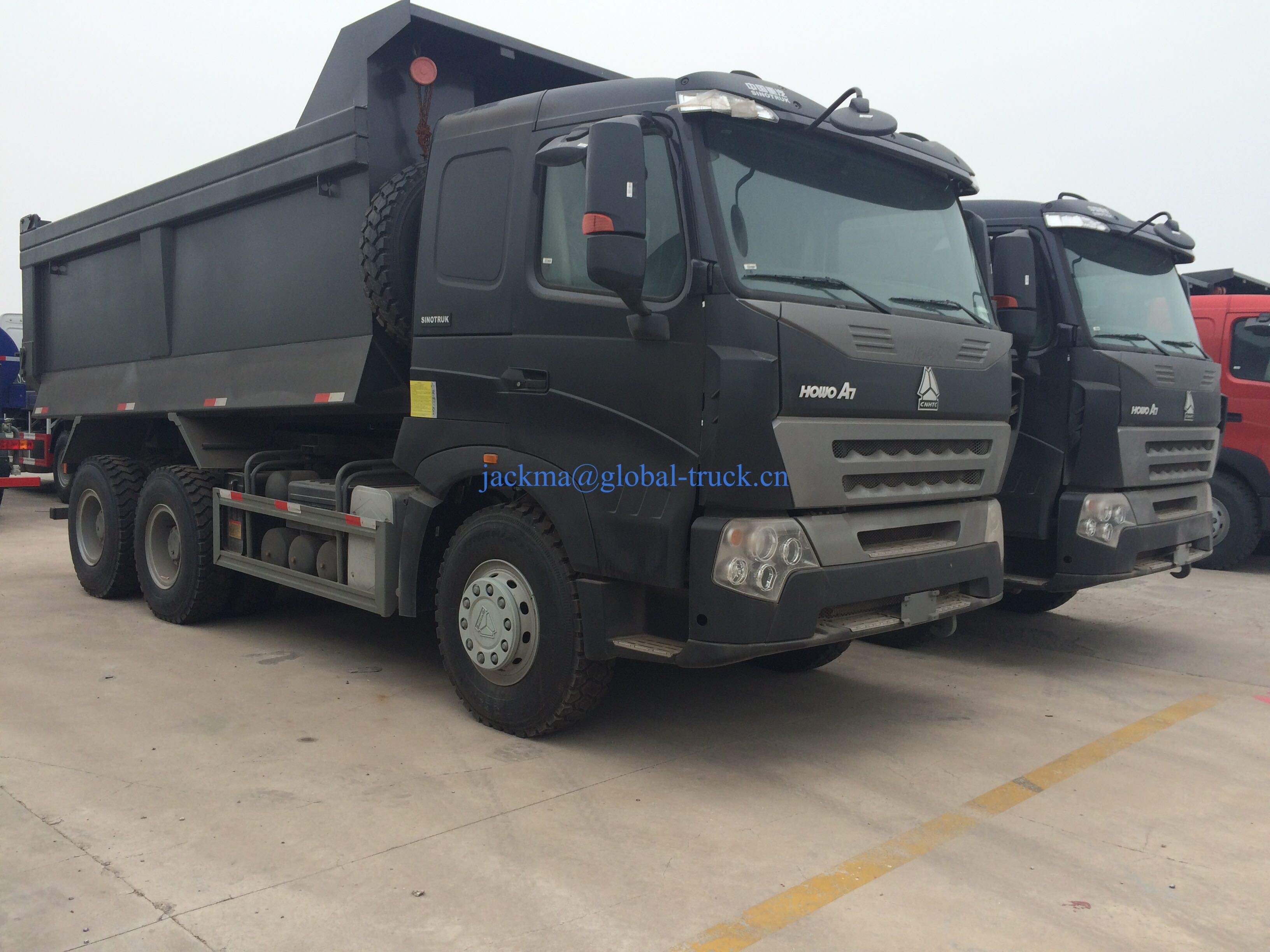 Sinotruck HOWO 6X4 336-430HP प्रयुक्त डंपर ट्रक टिपर HOWO 6X4 डंपर ट्रक