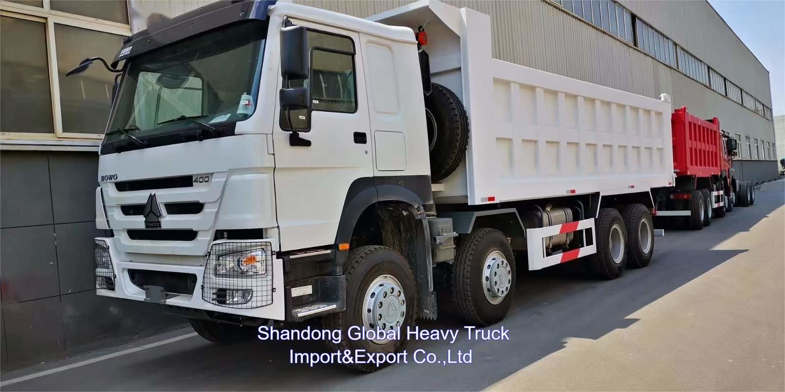 चीनी Sinotruck Howo 400hp टिपर 8x4 मिनी 60 टन कैनर नया डंप ट्रक