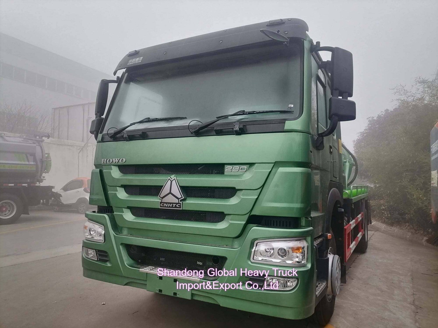 HOWO 371HP 6*4 दक्ष संग्रह के लिए नई स्थिति सीवेज सक्शन ट्रक