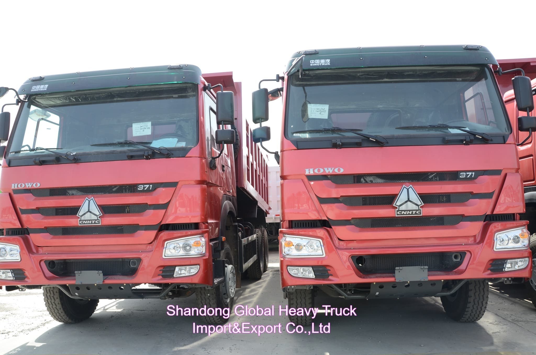 प्रयुक्त नई भारी शुल्क डीजल 6X4 Sino HOWO खान Sinotruk खनन टिपर टिपिंग डंप ट्रक