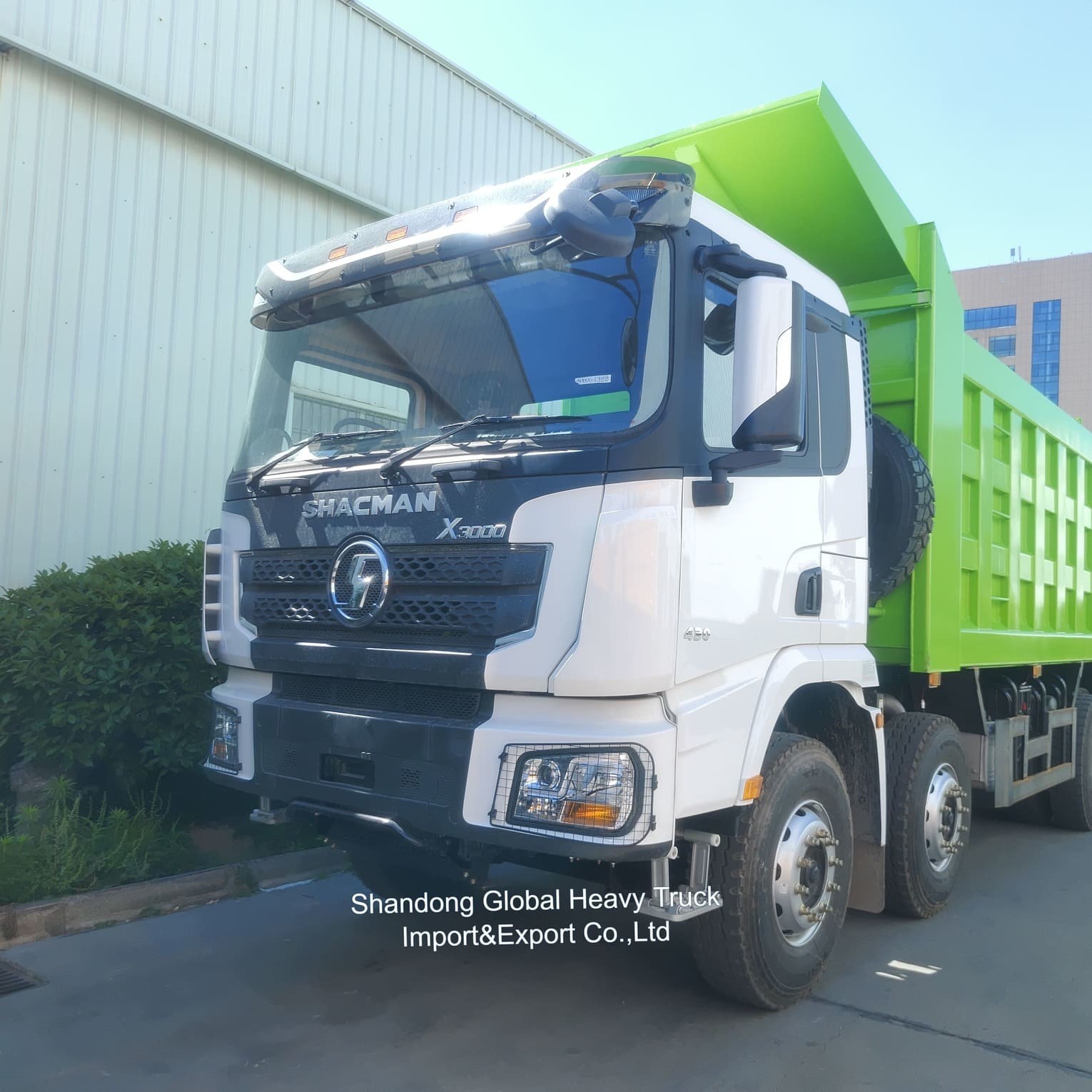 उच्च-प्रदर्शन खदान Shacman 8*4 f3000 371/380/400/430HP यूरो 2 डंप ट्रक