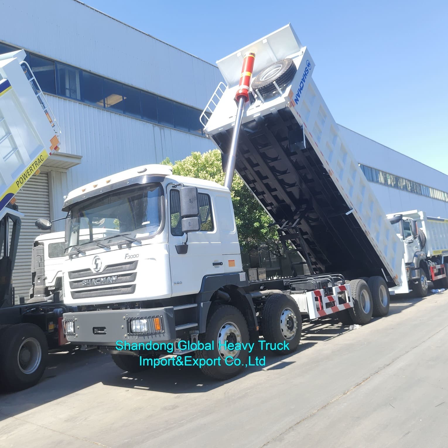 शकमैन F3000 माइनिंग डंप ट्रक प्रयुक्त शकमैन 375HP 380HP 430 HP 6*4/8*4 डंप टिपर ट्रक