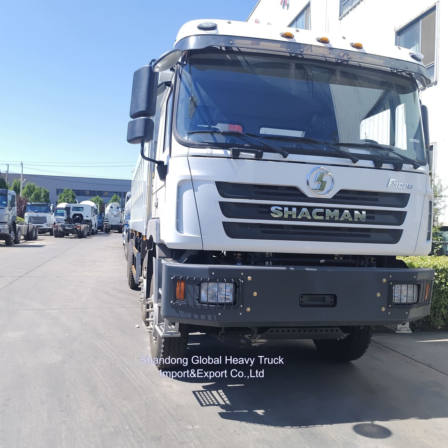 नया शैकमैन F3000 8*4 380HP डीजल ट्रक ट्रक ट्रक 12 पहिया 40 टन खनन डंप ट्रक बिक्री के लिए