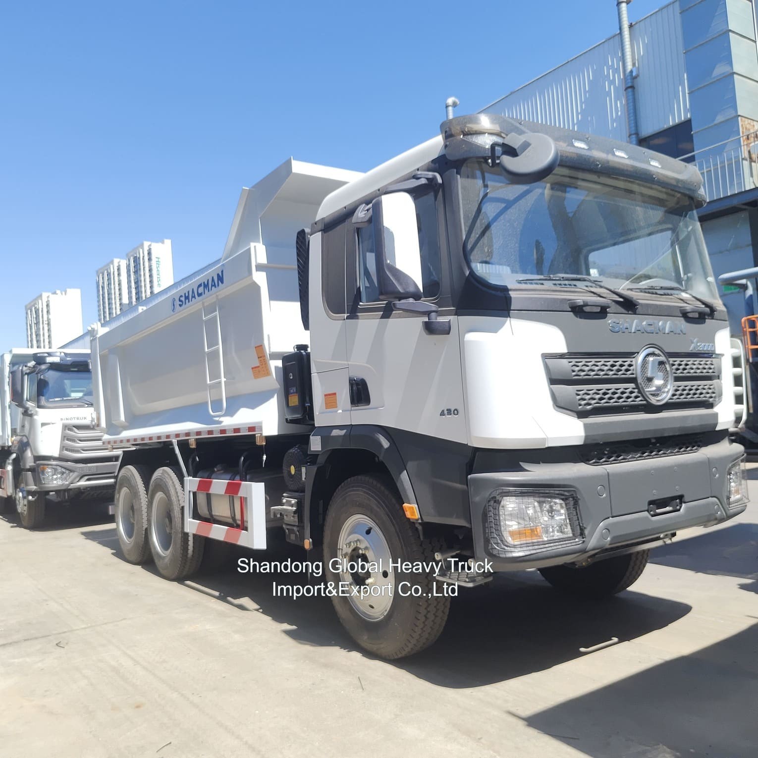 खनन कार्य के लिए 30 टन SHACMAN F3000 6x4 10 पहिया डंप ट्रक