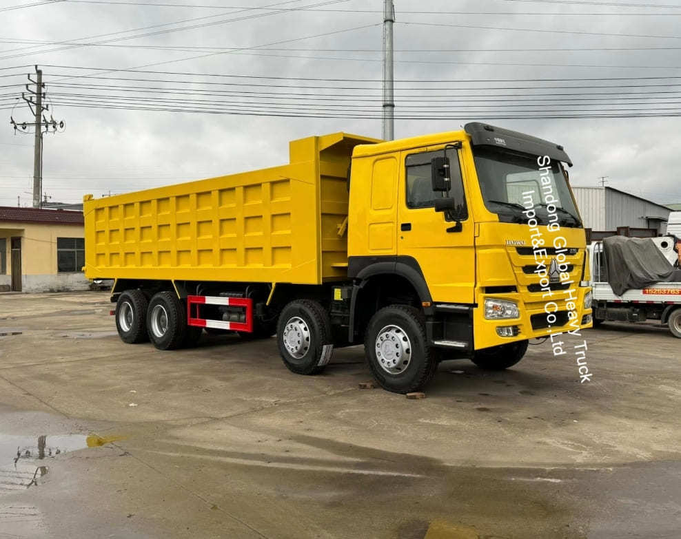 सिनोट्रक HOWO भारी लाइट माइनिंग 30 40 50 टन 8X4 10 12 व्हील रियर डंप ट्रक