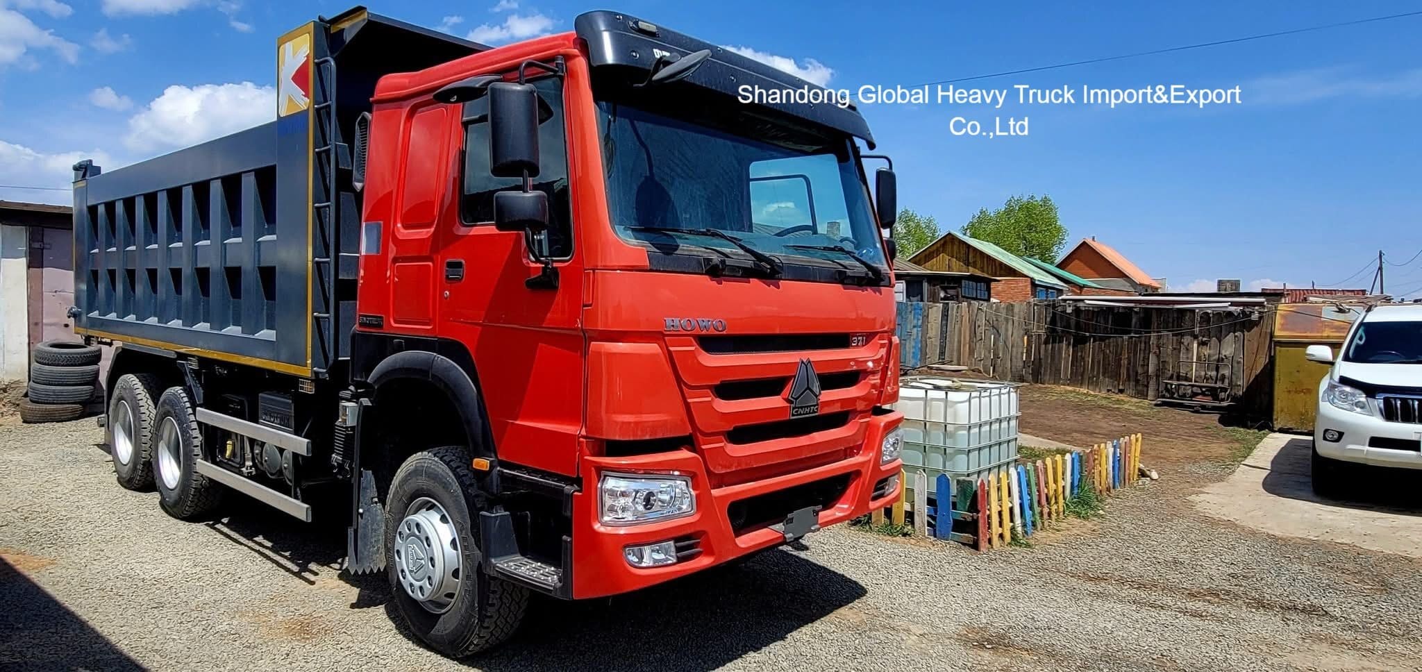 SINOTRUK HOWO यूरो 2 371HP-380HP 8X4 6X4 भारी ड्यूटी डंप टिपर कार्गो ट्रक