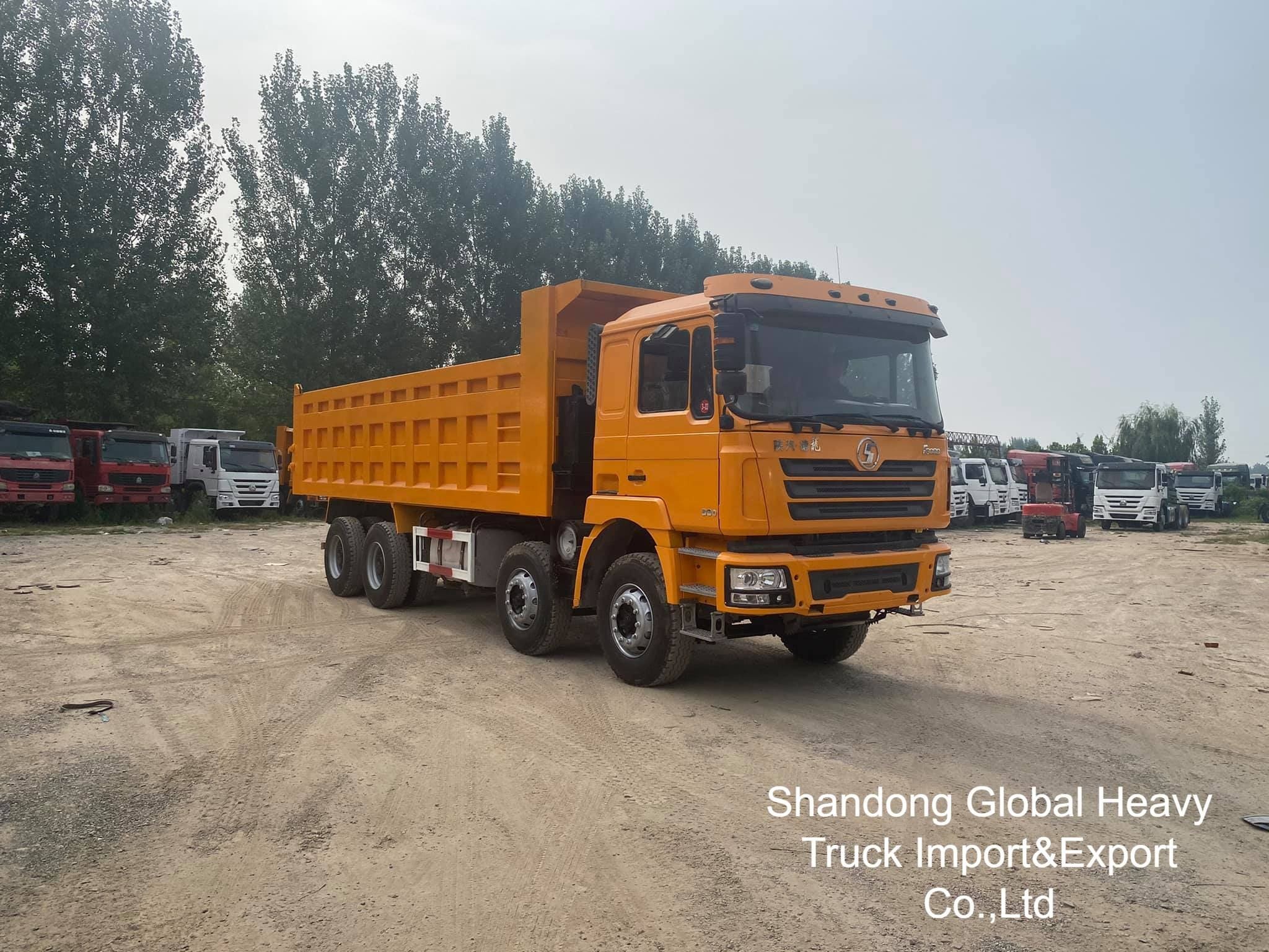 सेकंड हैंड सिनोट्रुक HOWO सिट्रक शाकमैन 8*4 F3000 X3000 डंप ट्रक टिपर ट्रक
