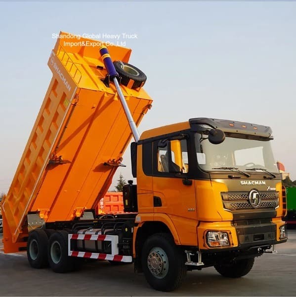 सेकंड-हैंड उच्च गुणवत्ता वाले शाकमैन 8*4 12 पहिये 380hp F3000 X3000 f2000 डंप ट्रक टिपर ट्रक