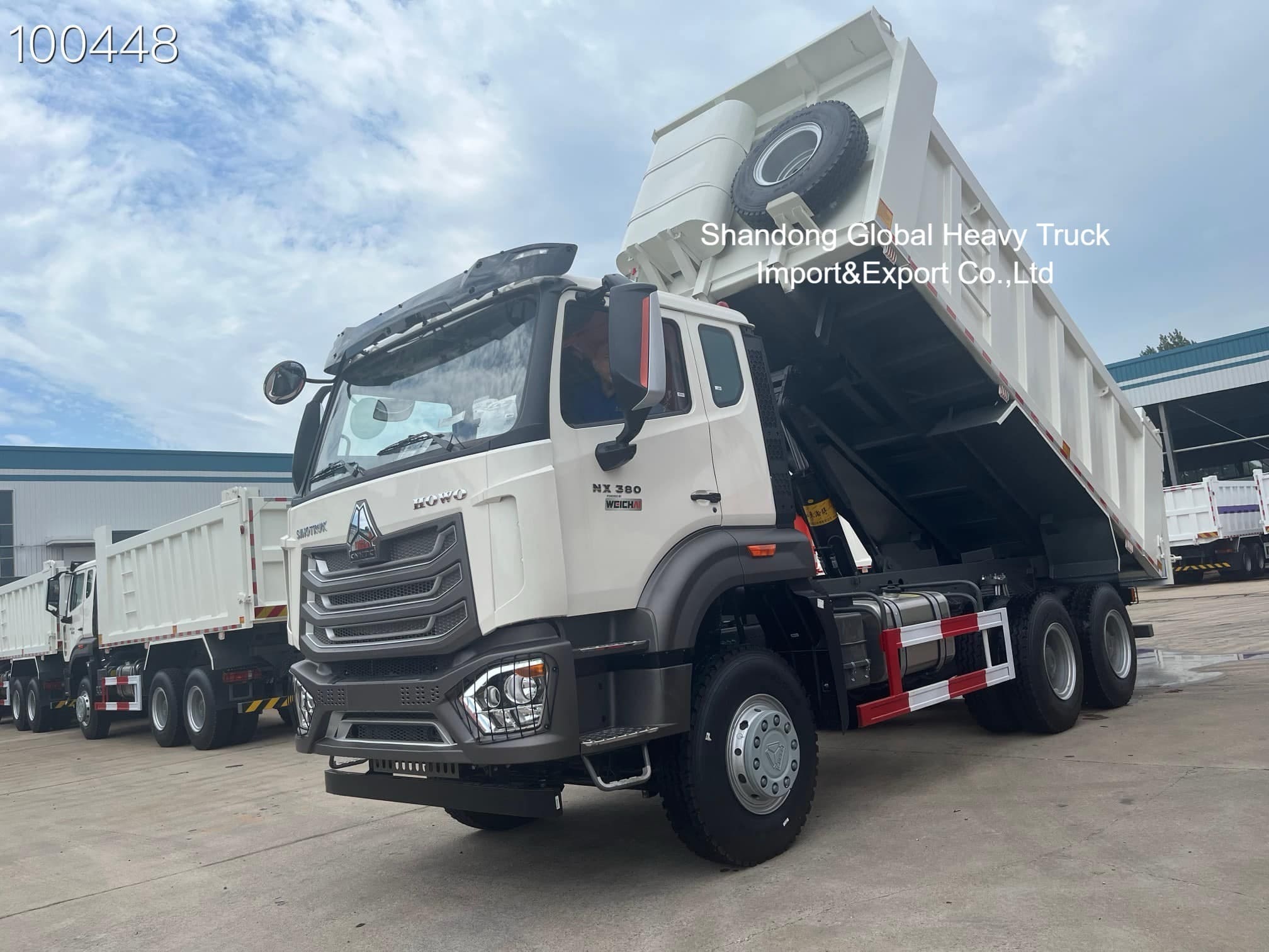 Howo Nx नया ब्रांड 6*4 371hp डंप ट्रक टिपर ट्रक कार्गो ट्रांसपोर्ट ट्रक स्टॉक में
